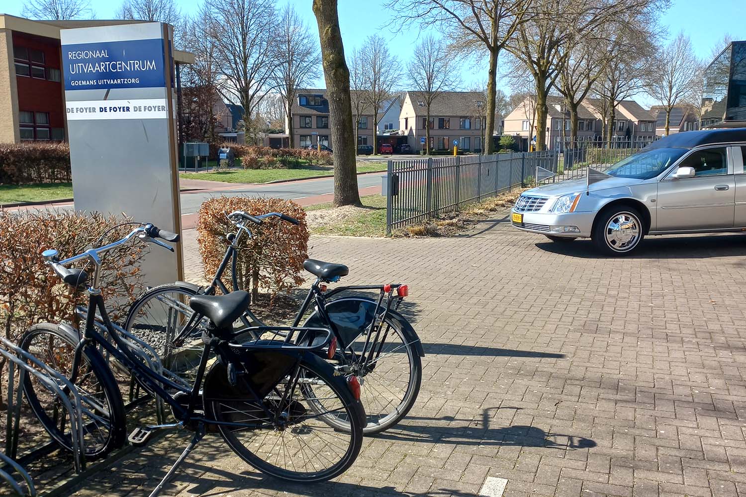 Met de fiets naar opa